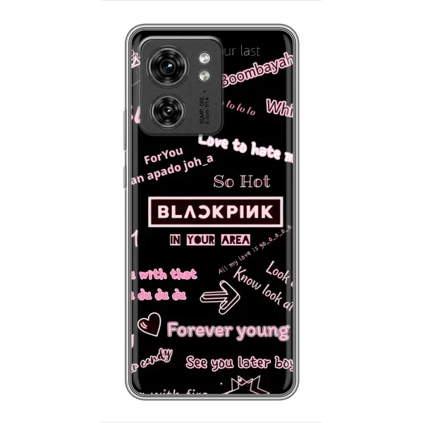 Чехол с принтом «BLACKPINK» для Motorola Edge 40 Pro Чехол с принтом «BLACKPINK» для Motorola Edge 40 Pro