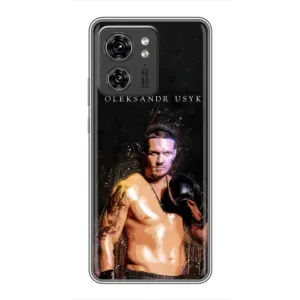 Чохол з картинкою Олександр Усик для Motorola Edge 40 Pro (Боксер Олександр Усик)