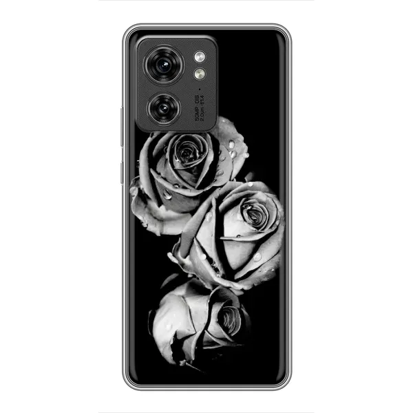 Чехол с принтом «Черная роза» для Motorola Edge 40 Pro Чехол с принтом «Черная роза» для Motorola Edge 40 Pro