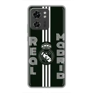 ФК Реал Мадрид чохли для Motorola Edge 40 Pro (AlphaPrint) (чорно білий Реал)