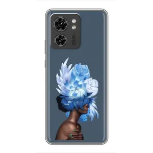 Чехлы (ART) Цветы на Motorola Edge 40 Pro (VPrint) (Квіти на голові)