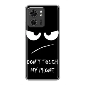 Чохол для Моторола Едж 40 Про - (AlphaPrint) з принтом (ТОП продажів) (Dont Touch)