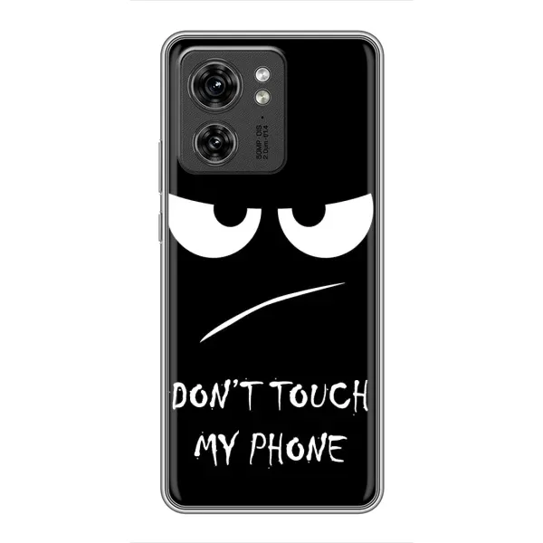 Чехол с принтом «Dont Touch» для Motorola Edge 40 Pro