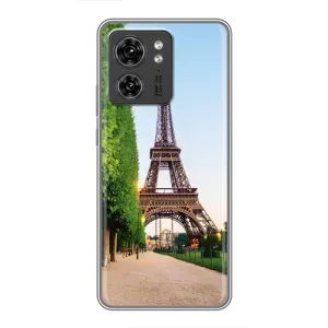 Чохол Ейфелева Вежа Motorola Edge 40 Pro - (AlphaPrint) (Дорога до Парижу)