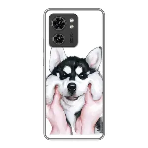 Чохли з собаками для Motorola Edge 40 Pro (VPrint) (Радісний Хаскі)