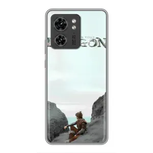 Чохол як приборкати дракона на Motorola Edge 40 Pro (Дракон лого)
