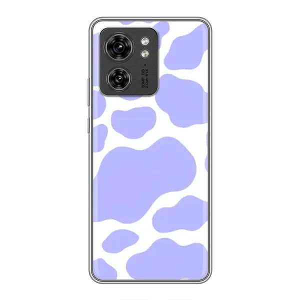 Чехол с принтом «Фиолетова Буренка» для Motorola Edge 40 Pro