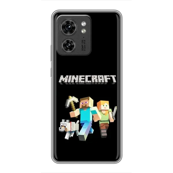 Чехол с принтом «герои Minecraft» для Motorola Edge 40 Pro Чехол с принтом «герои Minecraft» для Motorola Edge 40 Pro