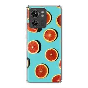 Чохли з фруктами для Motorola Edge 40 Pro (VPrint) (Грейпфрут)