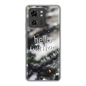 Новорічні, Святкові Чохли для Motorola Edge 40 Pro - 2024 год (Hello winter)