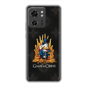 Чехли для Motorola Edge 40 Pro - Скрудж МакДак Louis Vuitton (PREMIUMPrint) (Король грошей)