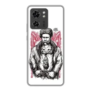Чохли для Motorola Edge 40 Pro с принтом Тараса Шевченко (AlphaPrint) (Козак Шевченко)