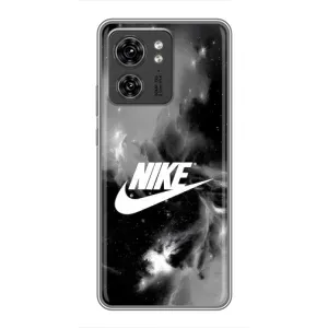 Чохол для Motorola Edge 40 Pro - з принтом Найк (AlphaPrint) (Лого Найк)