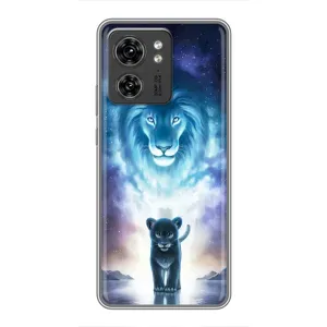 Чохол з картинкою ЛЕВ для Motorola Edge 40 Pro (VPrint) (Маленький лев)