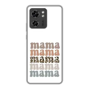 Чохли для мами на Motorola Edge 40 Pro (Текстовий колаж мама)
