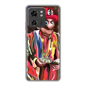 Бренднові Чохли для Motorola Edge 40 Pro - (PREMIUMPrint) (Mario LV)