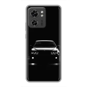 Чохол для Моторола Едж 40 Про - з принтом БМВ (AlphaPrint) (Машина BMW)