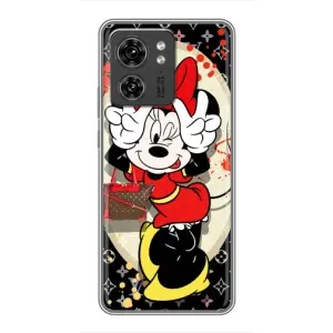 Чохол Disney Mouse Motorola Edge 40 Pro (PREMIUMPrint) (Мінні peace)