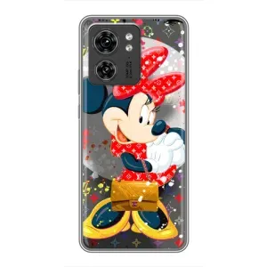 Чохол Disney Mouse Motorola Edge 40 Pro (PREMIUMPrint) (Minni з бантіком)