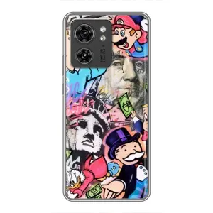 Чохли з крутими принтами для Motorola Edge 40 Pro - (PREMIUMPrint) (Monopoly man)