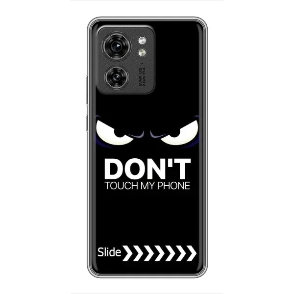 Чехол с принтом «Не трогай телефон» для Motorola Edge 40 Pro