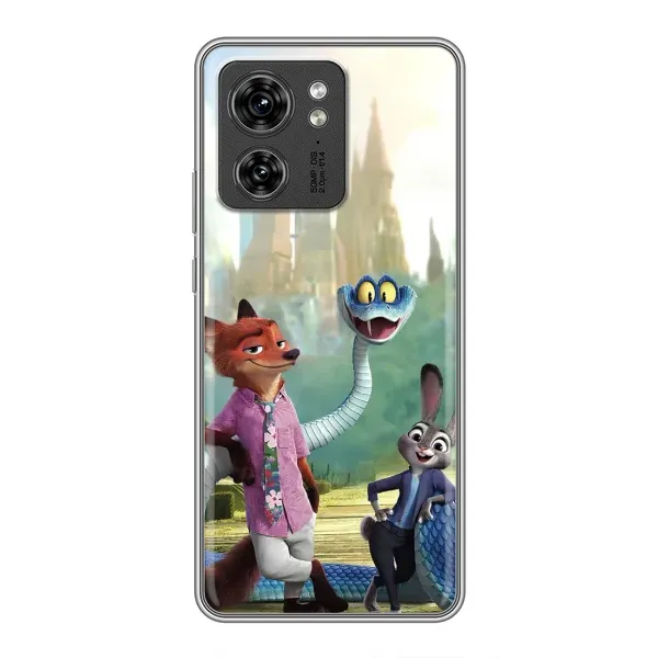 Чохол з принтом «Герої мультфільму Зоотрополіс» для Motorola Edge 40 Pro Чохол з принтом «Герої мультфільму Зоотрополіс» для Motorola Edge 40 Pro