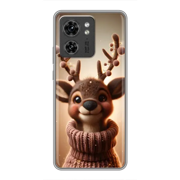 Чехол с принтом «Олень в свитере» для Motorola Edge 40 Pro