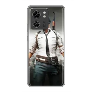 Чехол PUBG для Мото Ейдж 40 Про (AlphaPrint)