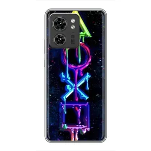 Чохли з тематикою Кіберспорт для Motorola Edge 40 Pro (VPrint) (Pleystation лого)