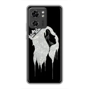 Чохол з Короною Моторола Едж 40 Про - (AlphaPrint) (Принцеса)