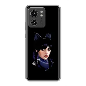 Чохли Венсдей на Motorola Edge 40 Pro Уенсдей (AlphaPrint) (серйозна Венздей)