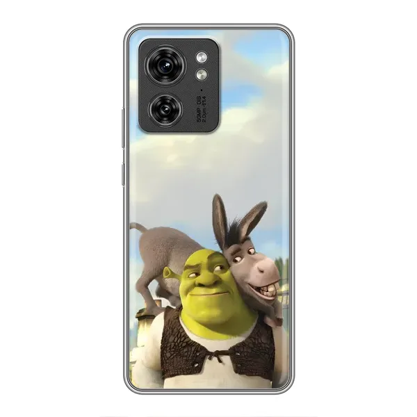 Чохол з принтом «Шрек та Осел» для Motorola Edge 40 Pro