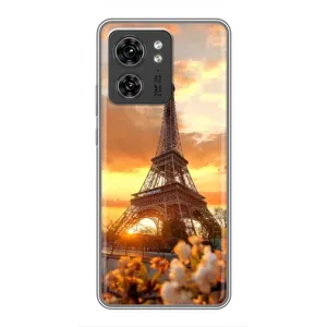 Чохол Ейфелева Вежа Motorola Edge 40 Pro - (AlphaPrint) (Сонячня вежа)