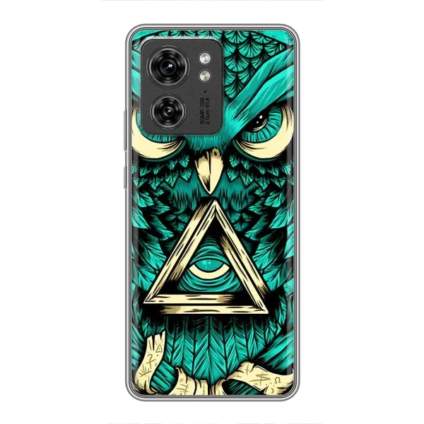 Чохол з принтом «Сова з оком» для Motorola Edge 40 Pro Чохол з принтом «Сова з оком» для Motorola Edge 40 Pro
