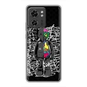 Чохли для Motorola Edge 40 Pro - Bearbrick Louis Vuitton (PREMIUMPrint) (Стиль Bearbrick)