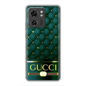 Чохли  GUCCI для Моторола Едж 40 Про (AlphaPrint) (Текстура Гуччі)