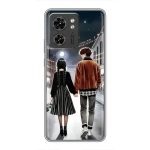 Чохол з дизайном Венздей 2 на Motorola Edge 40 Pro (Венздей та Тайлер)