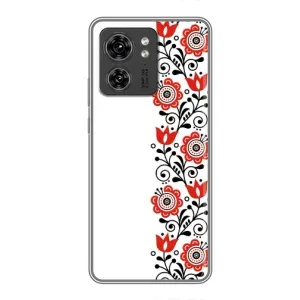 Чохол для Патріота України Motorola Edge 40 Pro - (AlphaPrint) (Яскрава вишиванка)