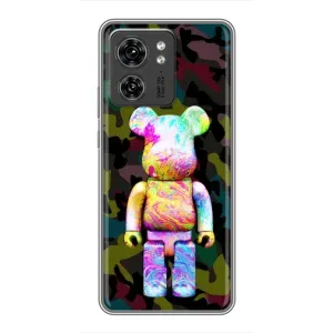 Чохли для Motorola Edge 40 Pro - Bearbrick Louis Vuitton (PREMIUMPrint) (Яскравий Bearbrick)
