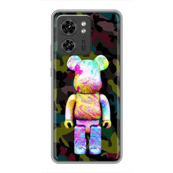 Чехол с принтом «Яркий Bearbrick» для Motorola Edge 40 Pro Чехол с принтом «Яркий Bearbrick» для Motorola Edge 40 Pro