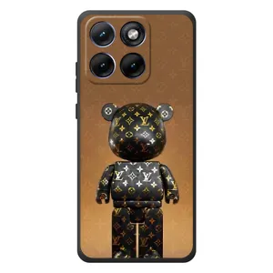 Чехлы для Motorola Edge 70 Fusion - Bearbrick Louis Vuitton (PREMIUMPrint) (Bearbrick)