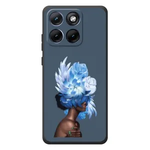 Чехлы (ART) Цветы на Motorola Edge 70 Fusion (VPrint) (Цветы на голове)