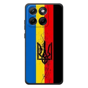 Украинские Чехлы для Motorola Edge 70 Fusion с картинкой УПА (AlphaPrint) (Прапор УПА)