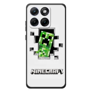 Чехол Майнкрафт на Motorola Edge 70 Fusion (AlphaPrint) Minecraft (крипер Майнкрафт)