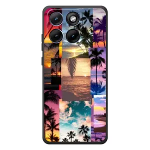 Силиконовый чехол с КАРТИНКАМИ лето для Motorola Edge 70 Fusion (AlphaPrint) (Летний отпуск)