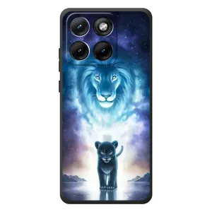 Чохол з картинкою ЛЕВ для Motorola Edge 70 Fusion (VPrint) (Маленький лев)