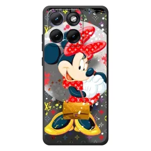 Чохол Disney Mouse Motorola Edge 70 Fusion (PREMIUMPrint) (Minni з бантіком)