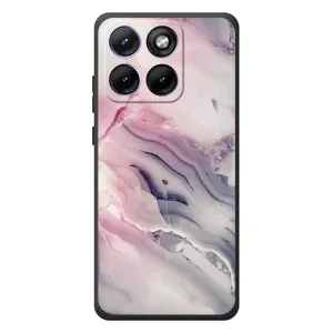 Мраморный чехол на Motorola Edge 70 Fusion (VPrint) (Пурпурный Мрамор)