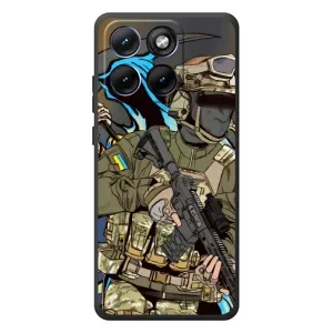 Чехлы с картинкой ЗСУ для Motorola Edge 70 Fusion (AlphaPrint)