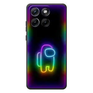 Чехол Амонг Ас для Motorola Edge 70 Fusion (AlphaPrint) (Яркий скин)